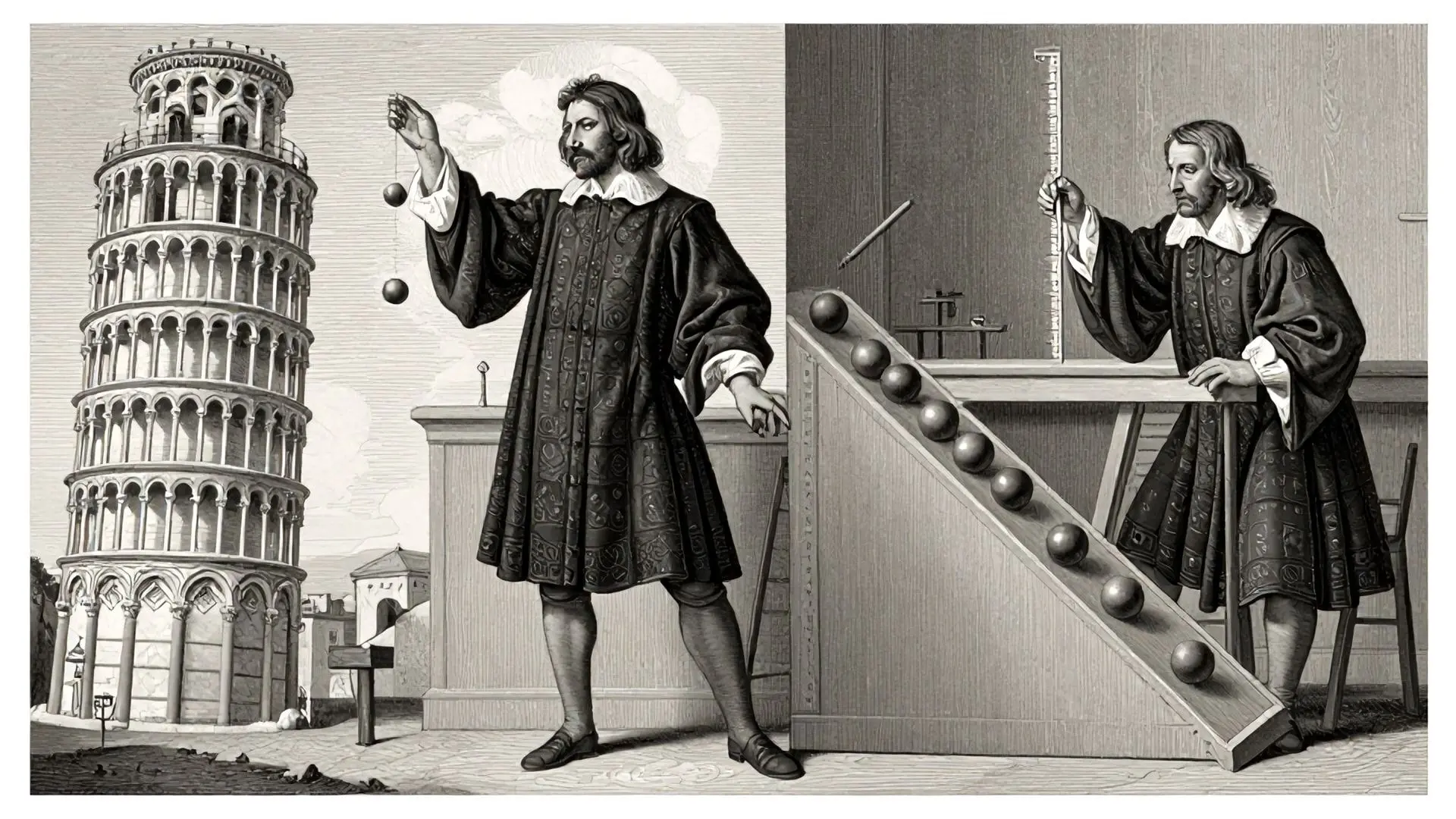 중력 연구의 시작: 갈릴레오의 위대한 발자취