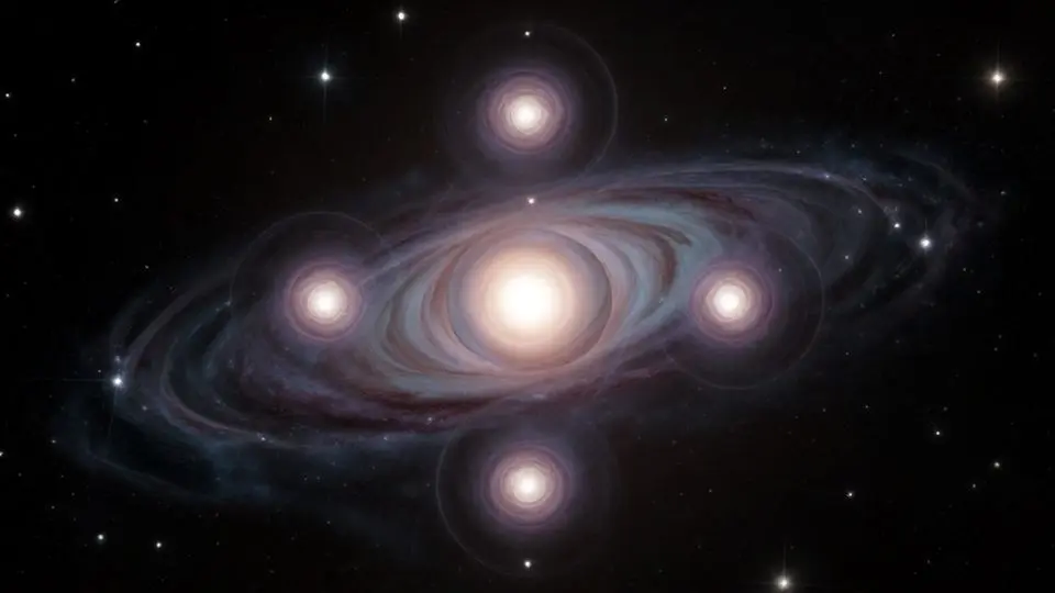 우주의 신비, 시공간을 휘게 하는 중력의 흔적