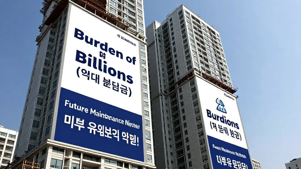 3. 재건축 신화의 그림자: 막대한 분담금과 미래의 흉물