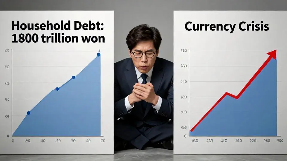 한국은행의 정책 마비와 1800조원 가계부데 시한폭탄