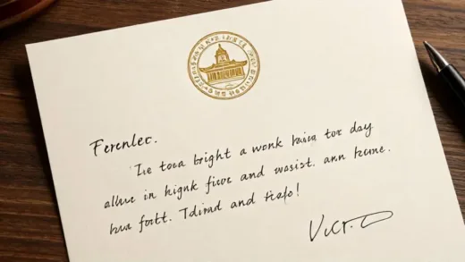 A handwritten letter from the Vatican with papal seal arriving at a traditional Korean bakery in Daejeon, symbolic imagery showing connection between Rome and local community