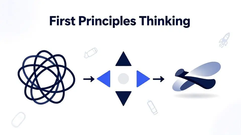 '제1 원칙 사고': 문제의 본질을 꿰뚫는 일론 머스크의 핵심 무기