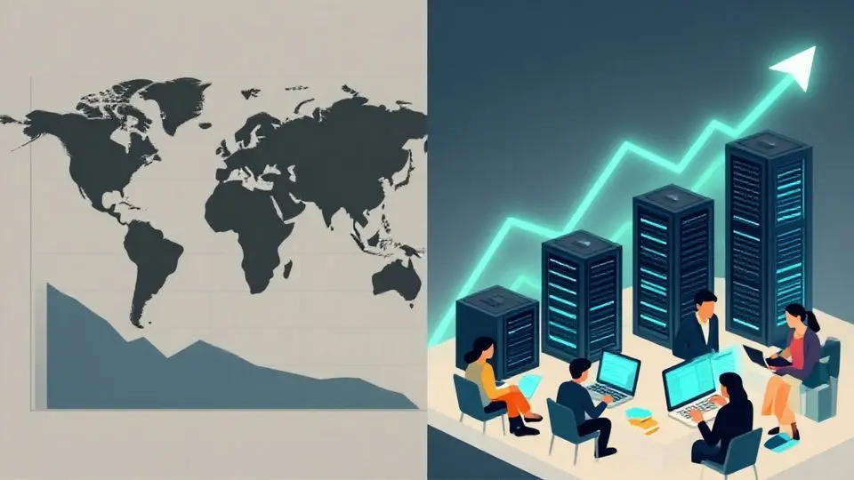 침체된 경제 속, AI의 폭발적 성장