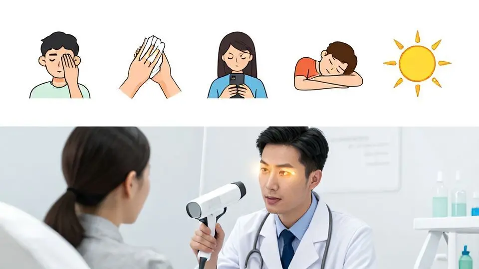 3. 눈밑 처짐을 가속화하는 최악의 습관 5가지 & 병원 치료는 언제 필요할까요?