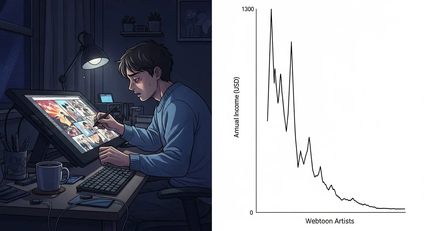 4. 웹툰 작가의 꿈, 현실은? (수입과 제작비)