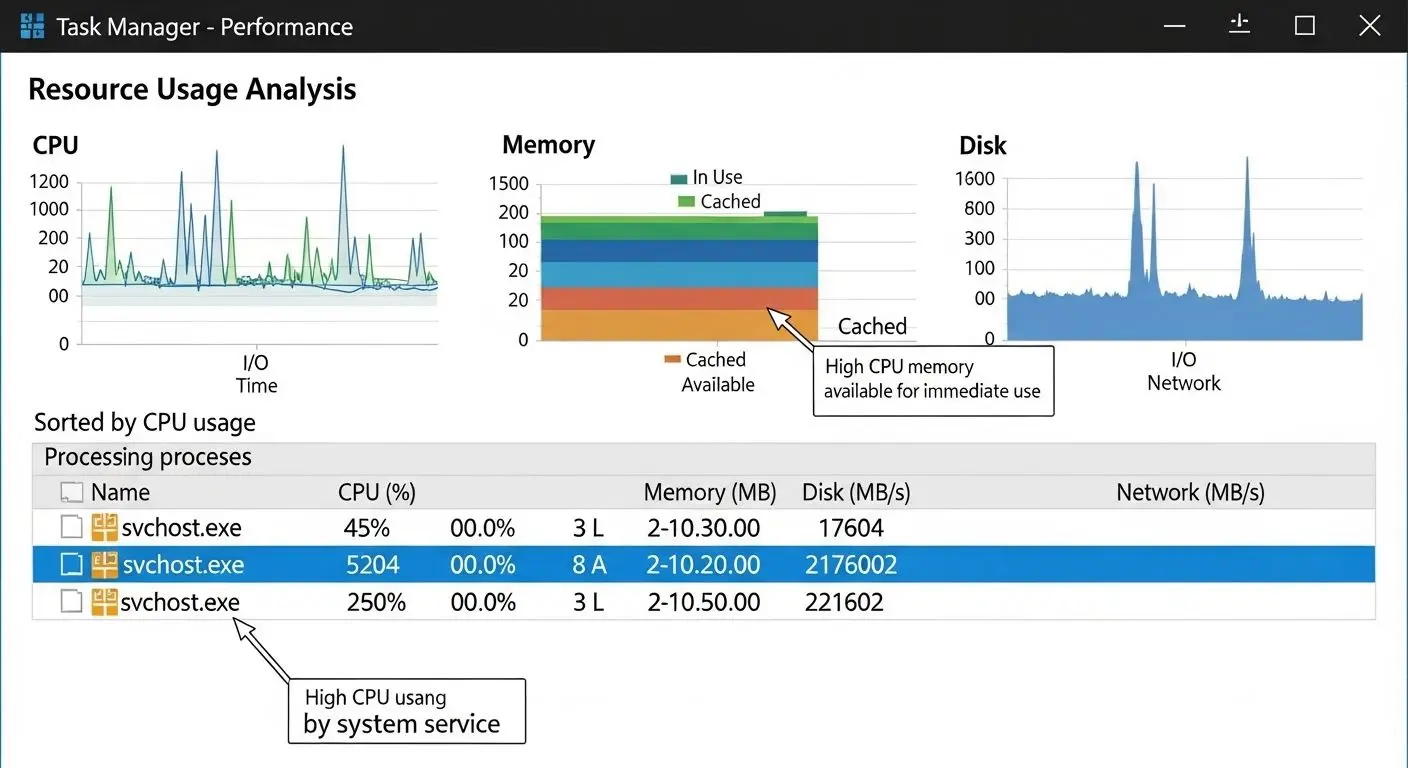 10. 성능 저하 원인 분석: 작업 관리자 활용법