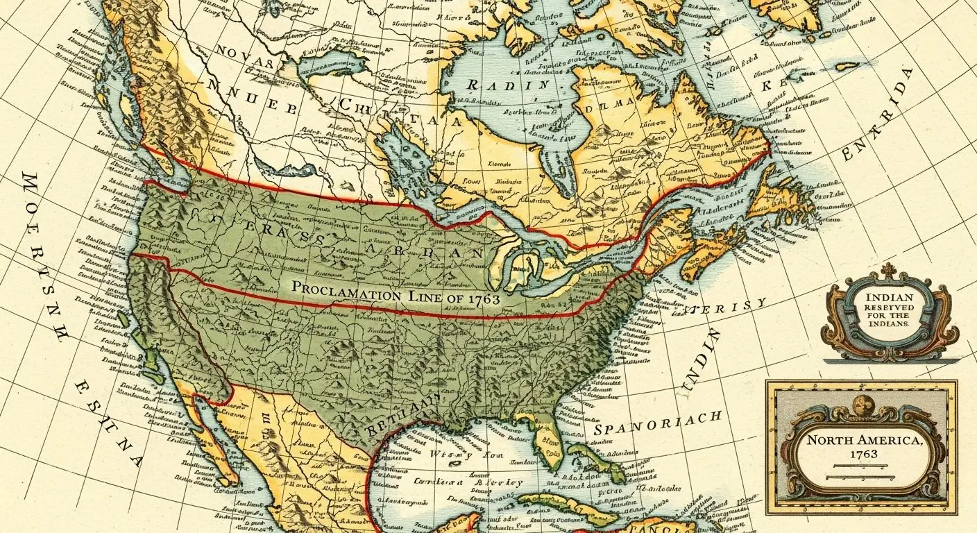 1763년 선언: 영국의 금지령과 투기꾼들의 위기