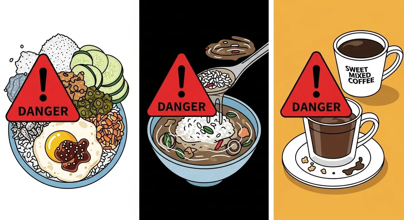 2. 절대 함께 먹으면 안 되는 최악의 조합 3가지