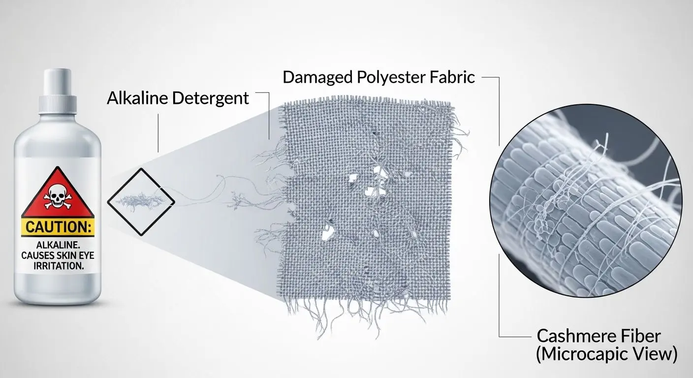1. 알칼리 세제: 옷을 서서히 죽이는 독