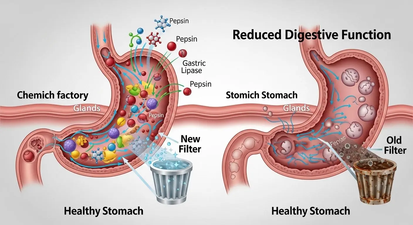 나이 들수록 음식 궁합이 중요한 이유: 우리 몸의 '화학 공장'