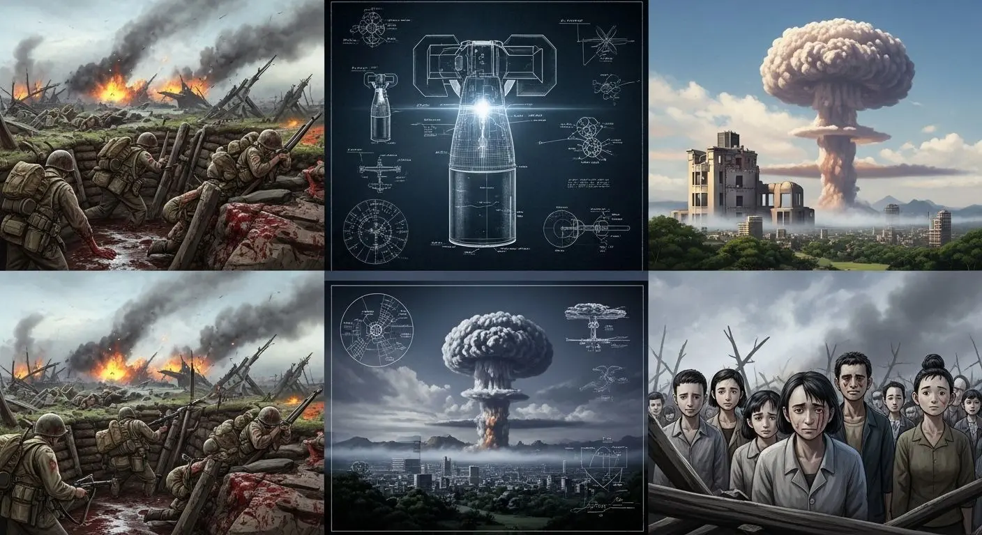 3. 히로시마와 나가사키 원자폭탄 투하: 전쟁의 종말과 인류의 고뇌