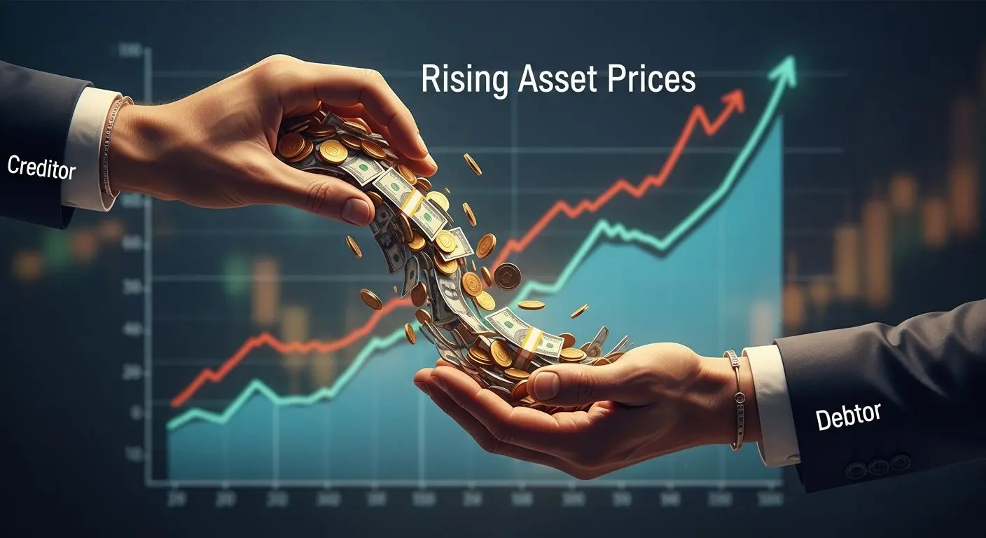 부의 이동, 그 첫 번째 원리: 채권자에서 채무자로