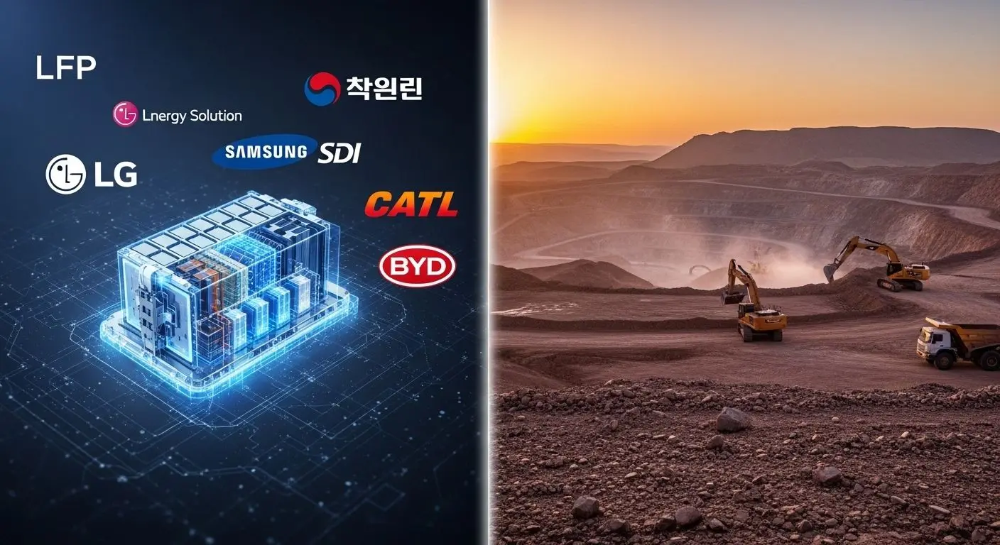 인산염과 LFP 배터리: 모로코를 둘러싼 한중 기술 전쟁