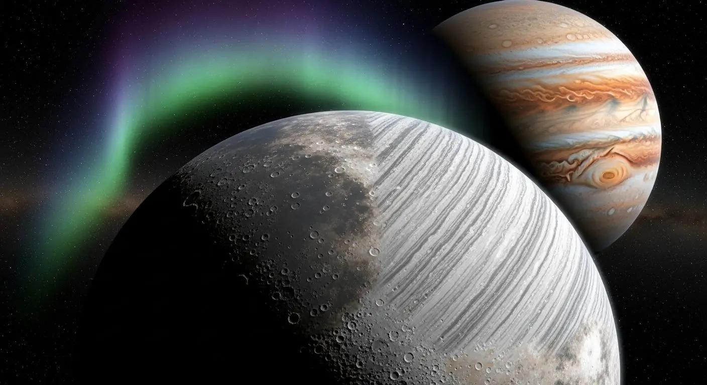 태양계 최대의 위성, 가니메데: 자체 자기장을 가진 유일한 달