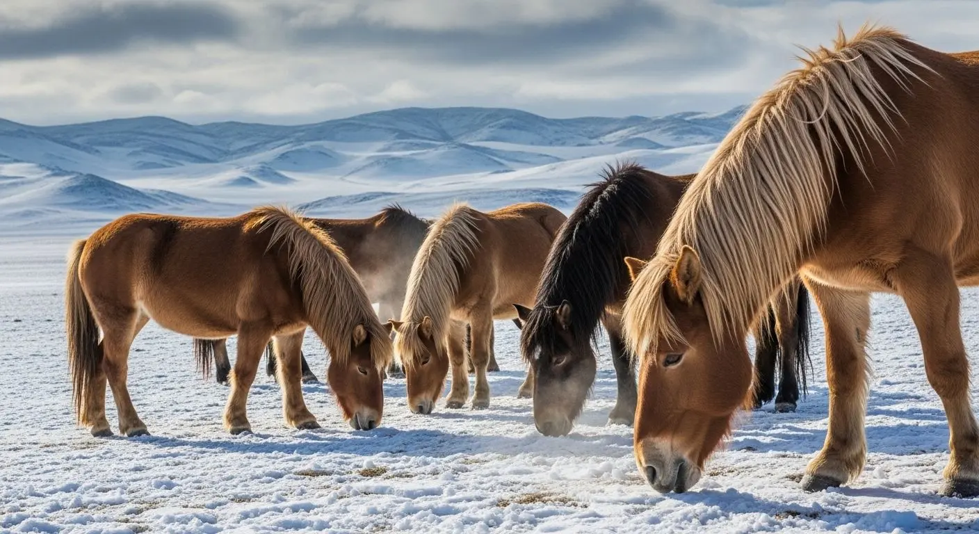 몽골 말: 추위와 지구력을 견디는 특별한 동반자