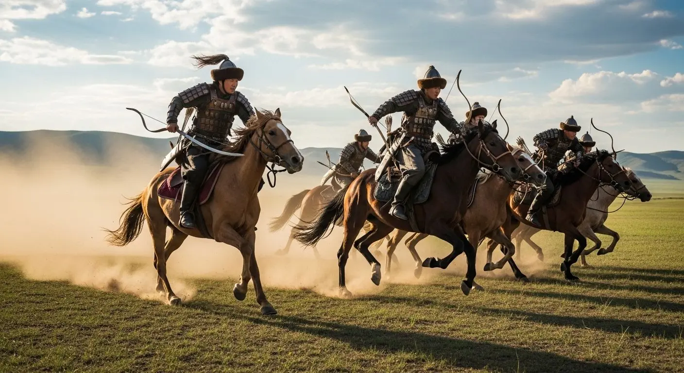 전투와 인내: 몽골 기병의 비밀과 피지컬