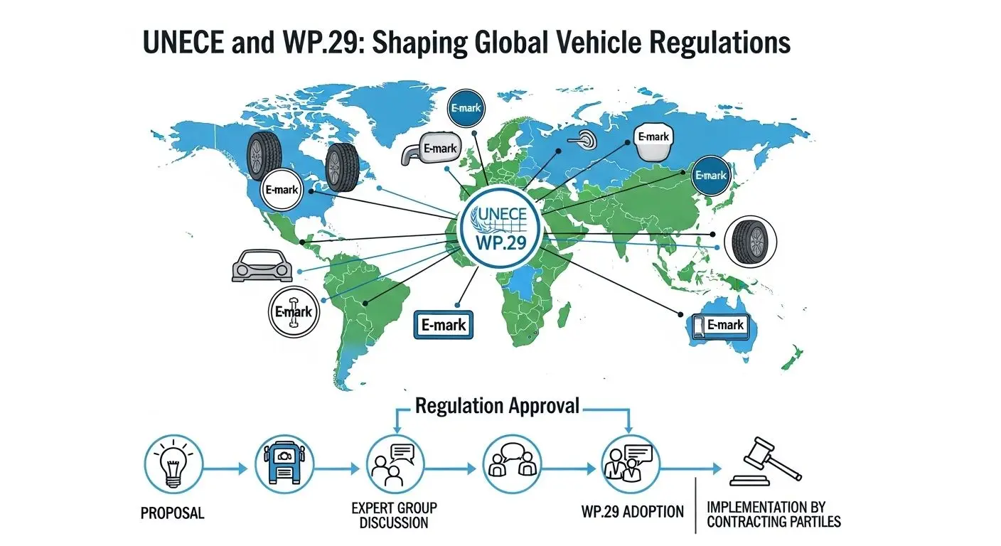 UNECE와 WP29, 국제 자동차 규제의 숨은 주인공들