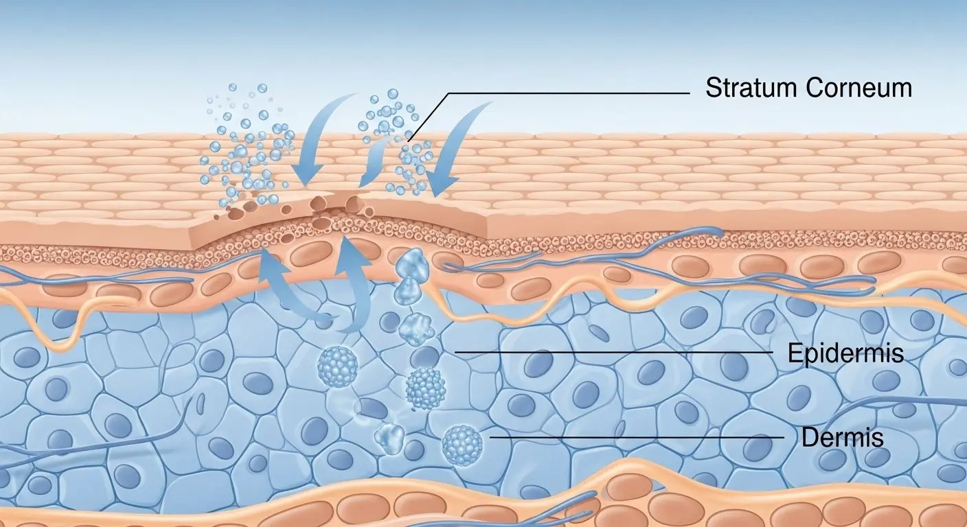 소주, 오해받는 피부 침투의 열쇠