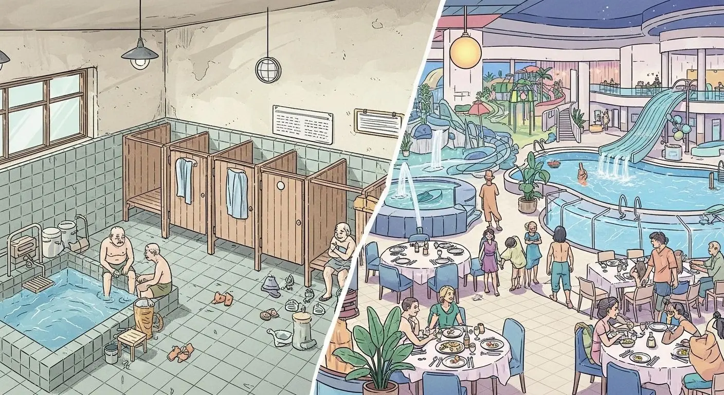왜 우리는 더 이상 동네 목욕탕을 찾지 않을까?