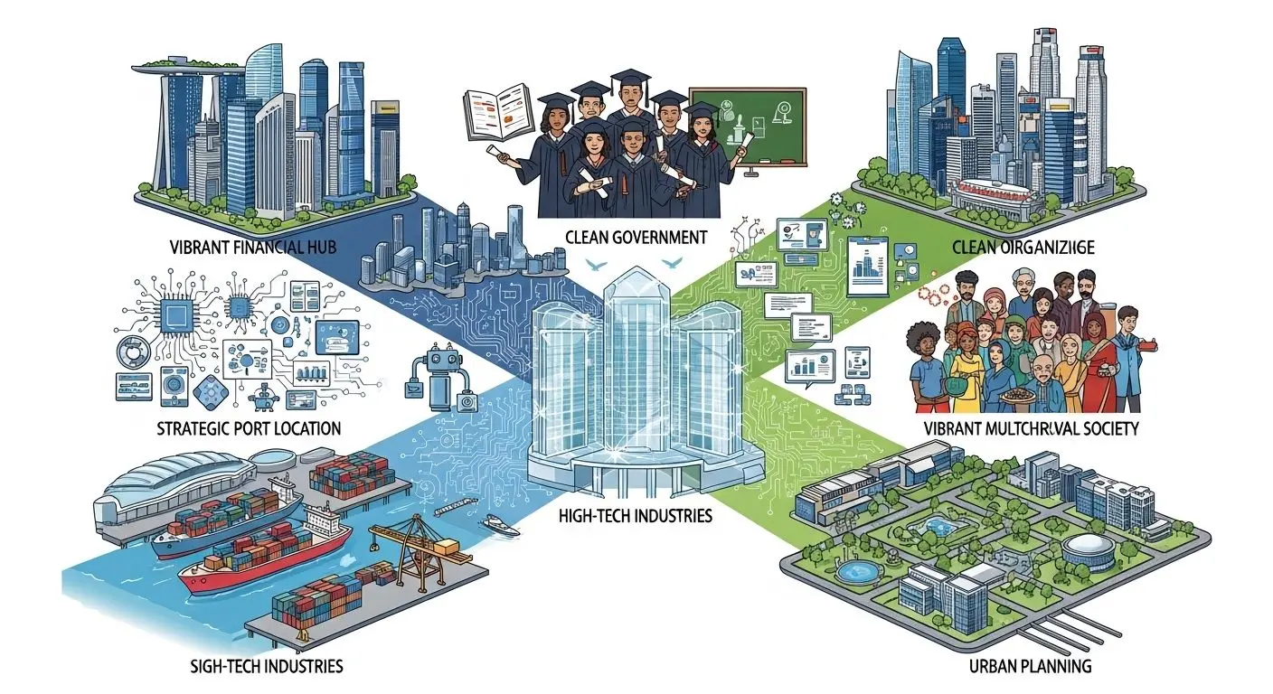 싱가포르의 기적: 인적 자원과 제도가 만든 경제 강국
