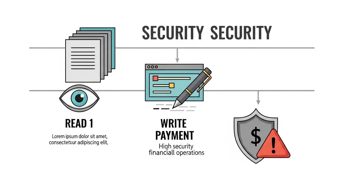읽기, 쓰기, 결제: 권한의 3단계와 보안 리스크
