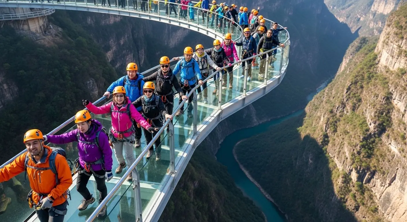 공중에서 즐기는 익스트림 관광의 새로운 메카
