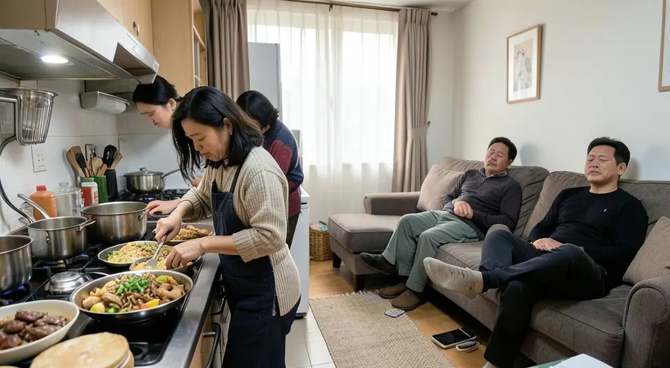 보이지 않는 노동, 여성에게 집중된 명절 부담