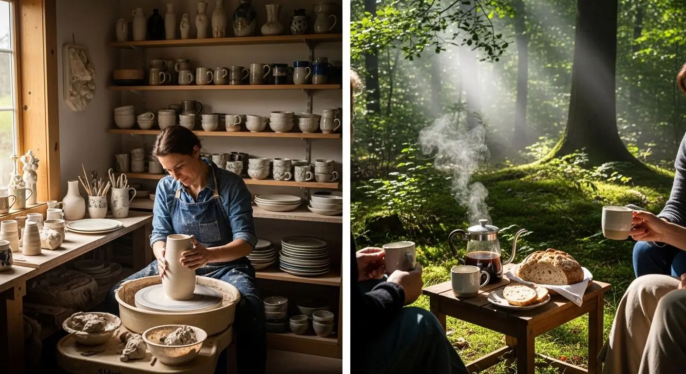 손끝으로 빚는 추억, 후쿠오카의 예술과 치유의 시간