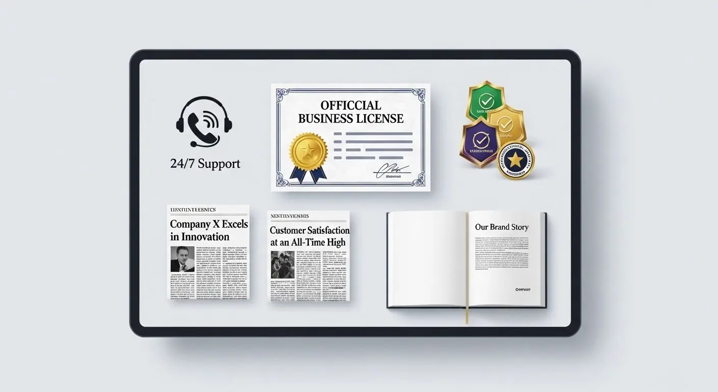 신뢰도 강화로 AI의 선택을 받자: 증거 자료 활용