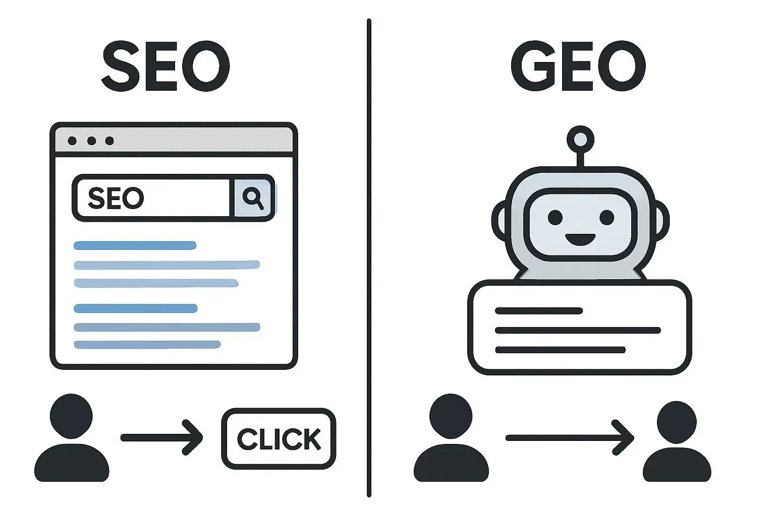 GEO vs SEO: 무엇이 어떻게 다른가요?