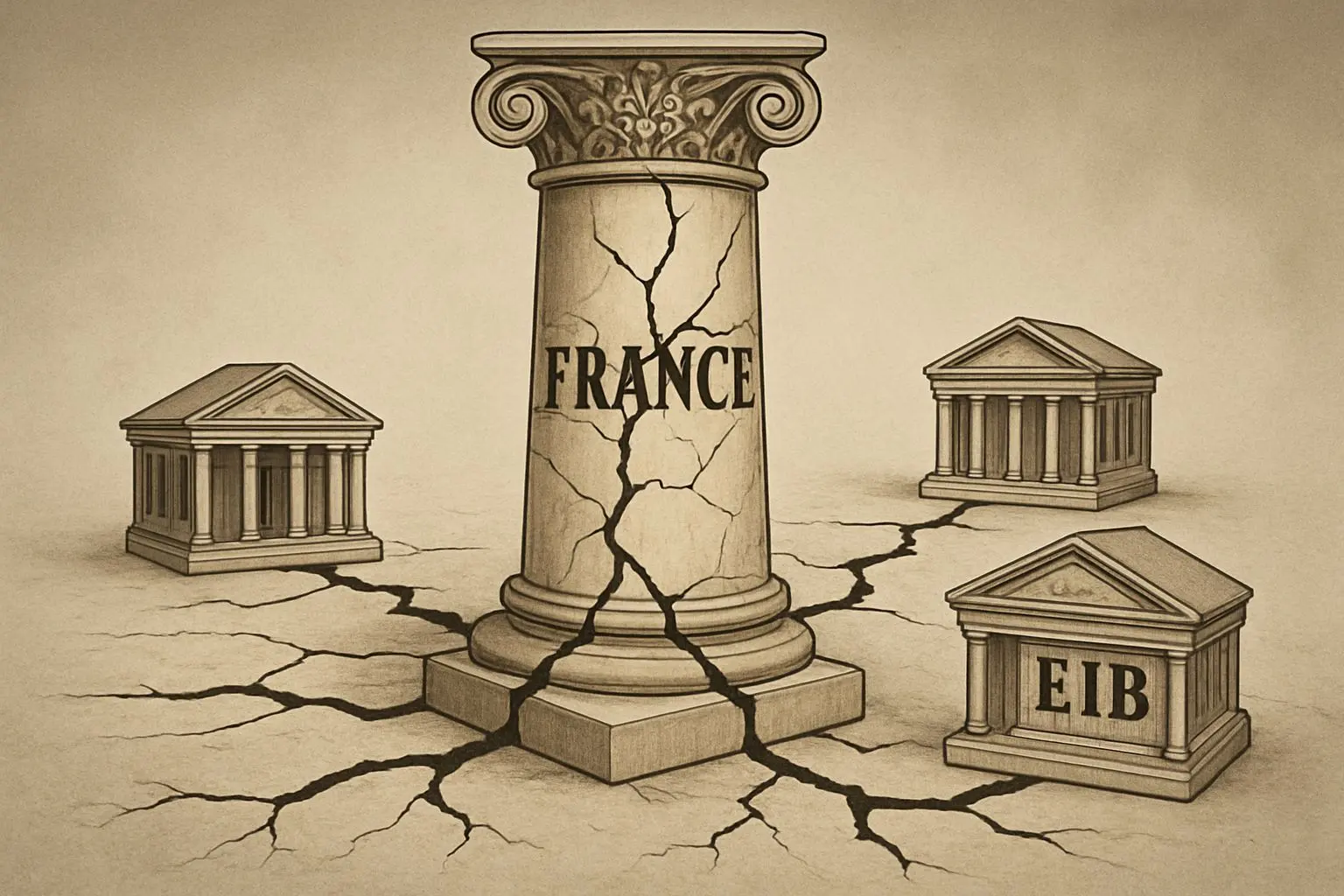 유럽 금융의 기둥이 흔들린다: 프랑스 위기의 글로벌 파급효과