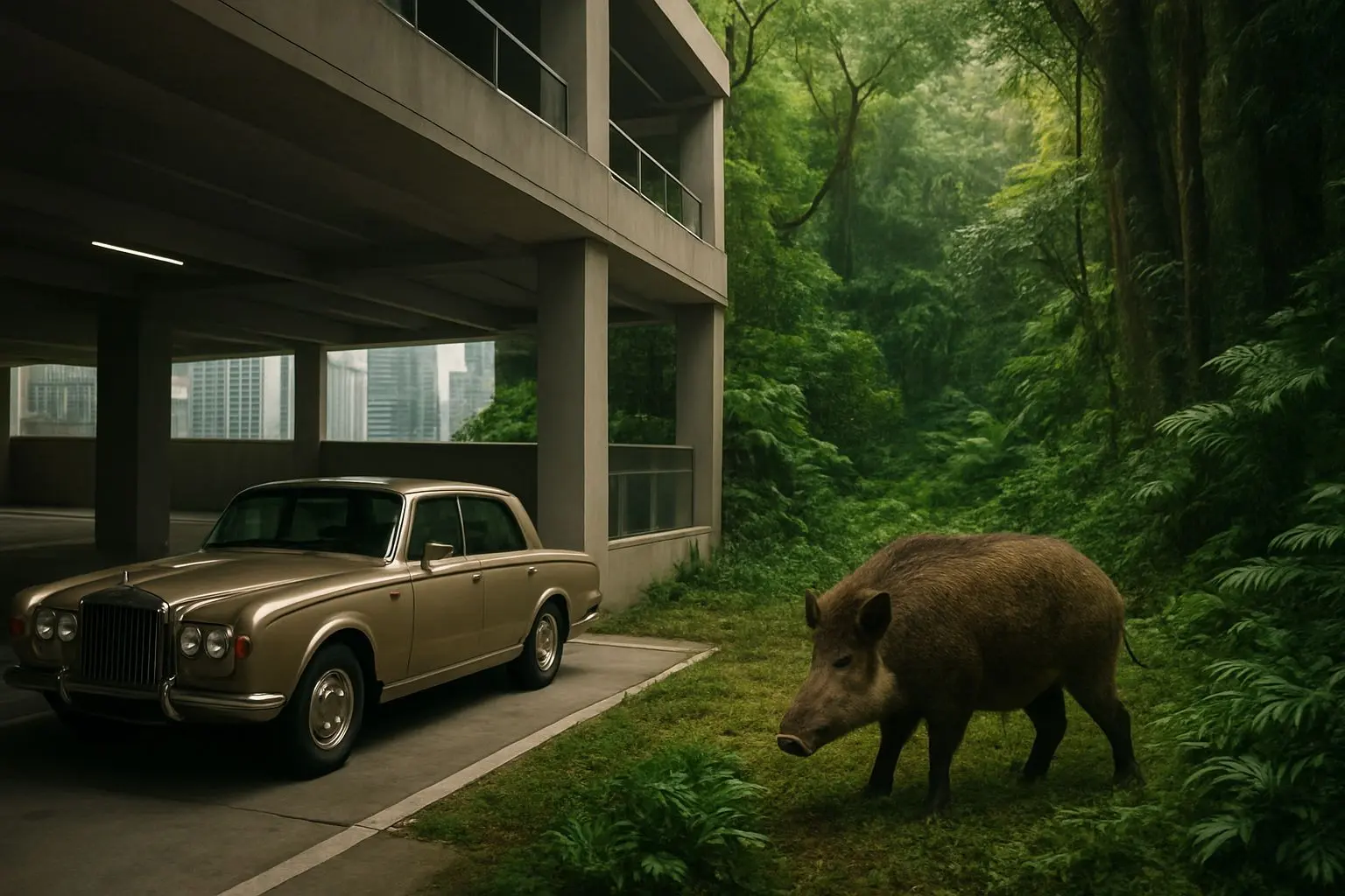 홍콩, 2억 원짜리 주차장과 야생 멧돼지가 공존하는 도시의 비밀