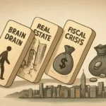 인재 대탈출, 부동산 시장 붕괴, 그리고 다가오는 재정 위기