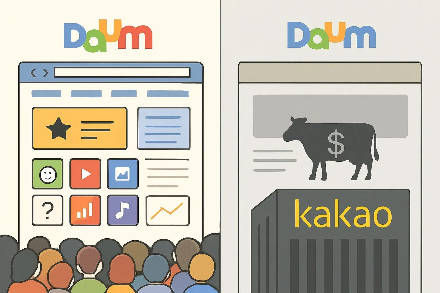 카카오와 다음: 한때 영광, 그리고 현재