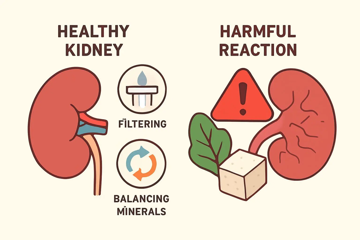 침묵의 장기, 신장과 두부의 치명적 만남