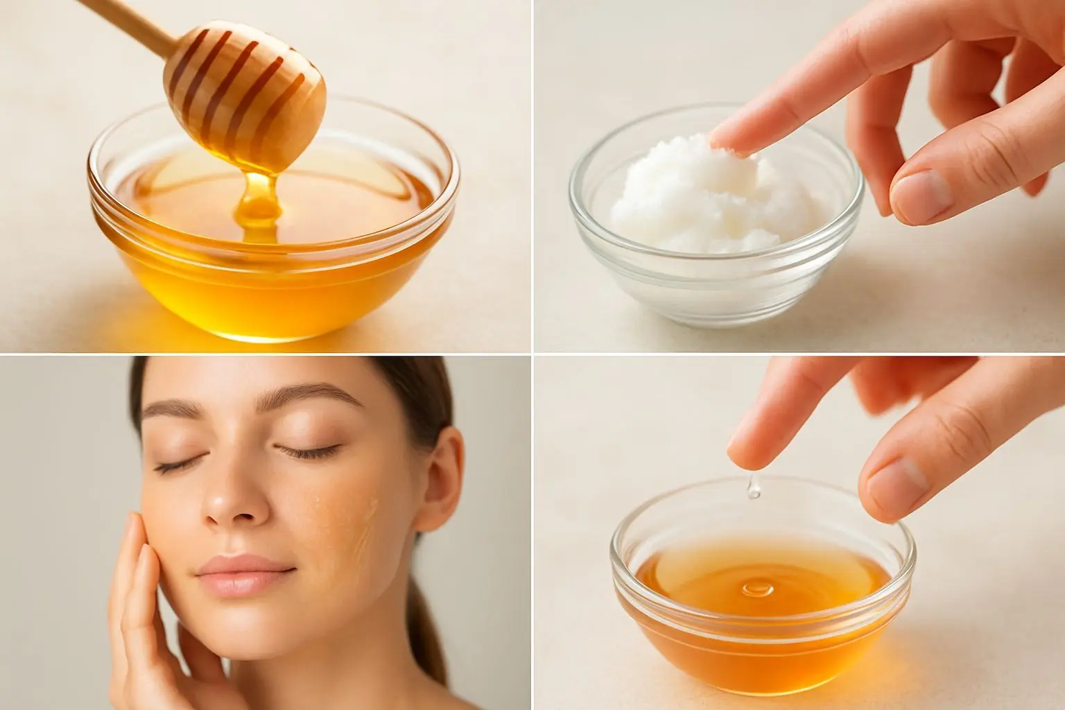 피부 장벽을 살리는 꿀, 코코넛 오일, 식초 세안의 놀라운 힘