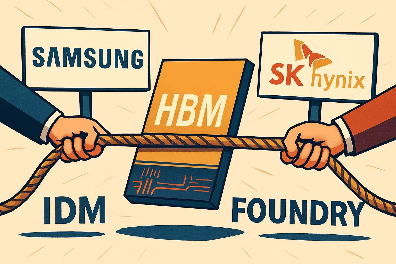 4. HBM 주도권 경쟁: IDM 강점과 협력 중요성