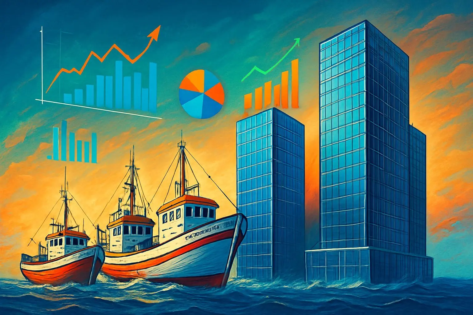 작은 월가의 꿈: 어업에서 금융으로의 급격한 전환