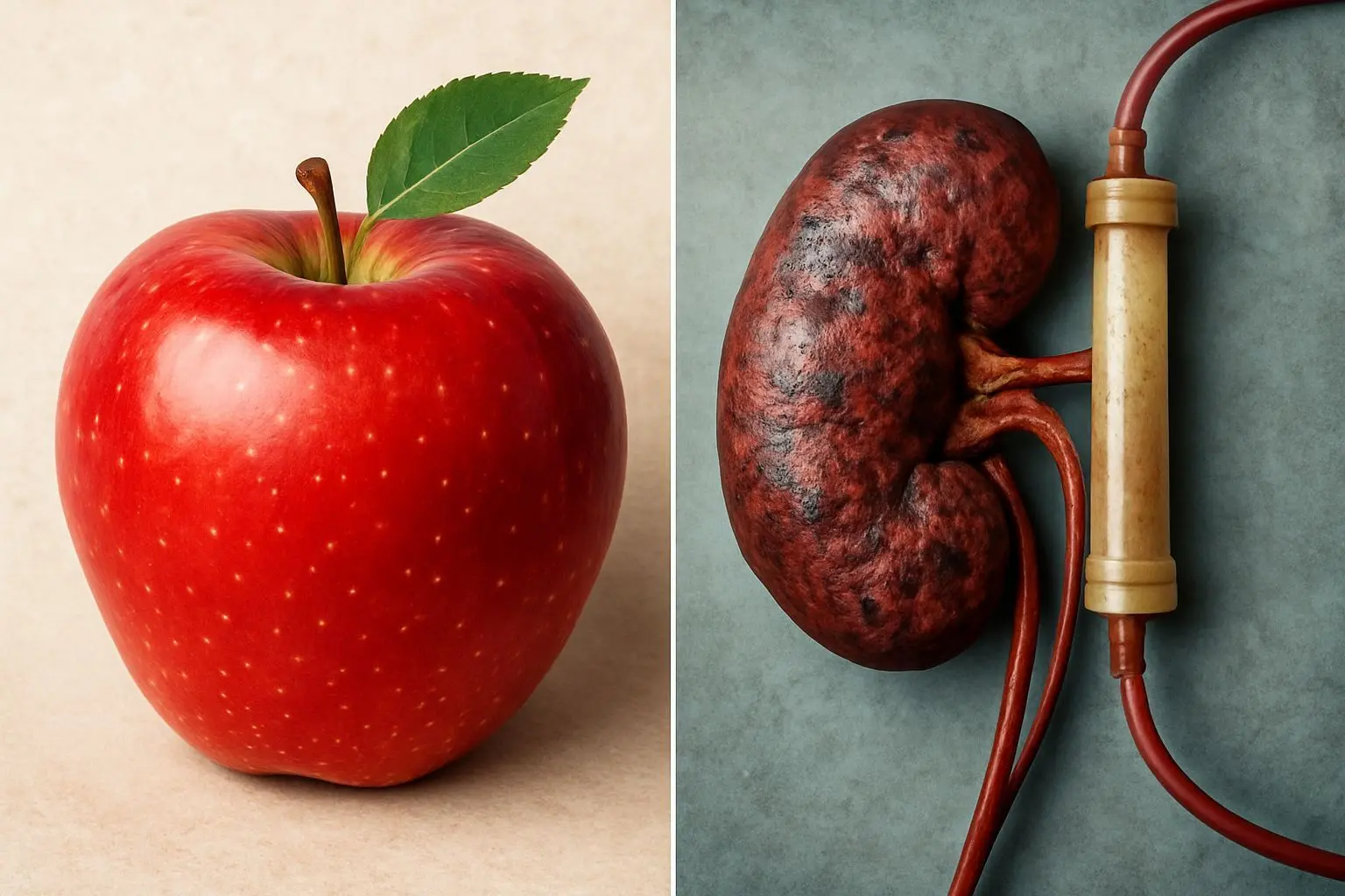 사과의 역설: 건강 식품이 신장 독이 될 때