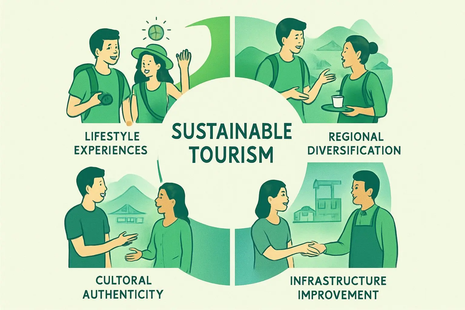 지속 가능한 관광 산업을 위한 방향