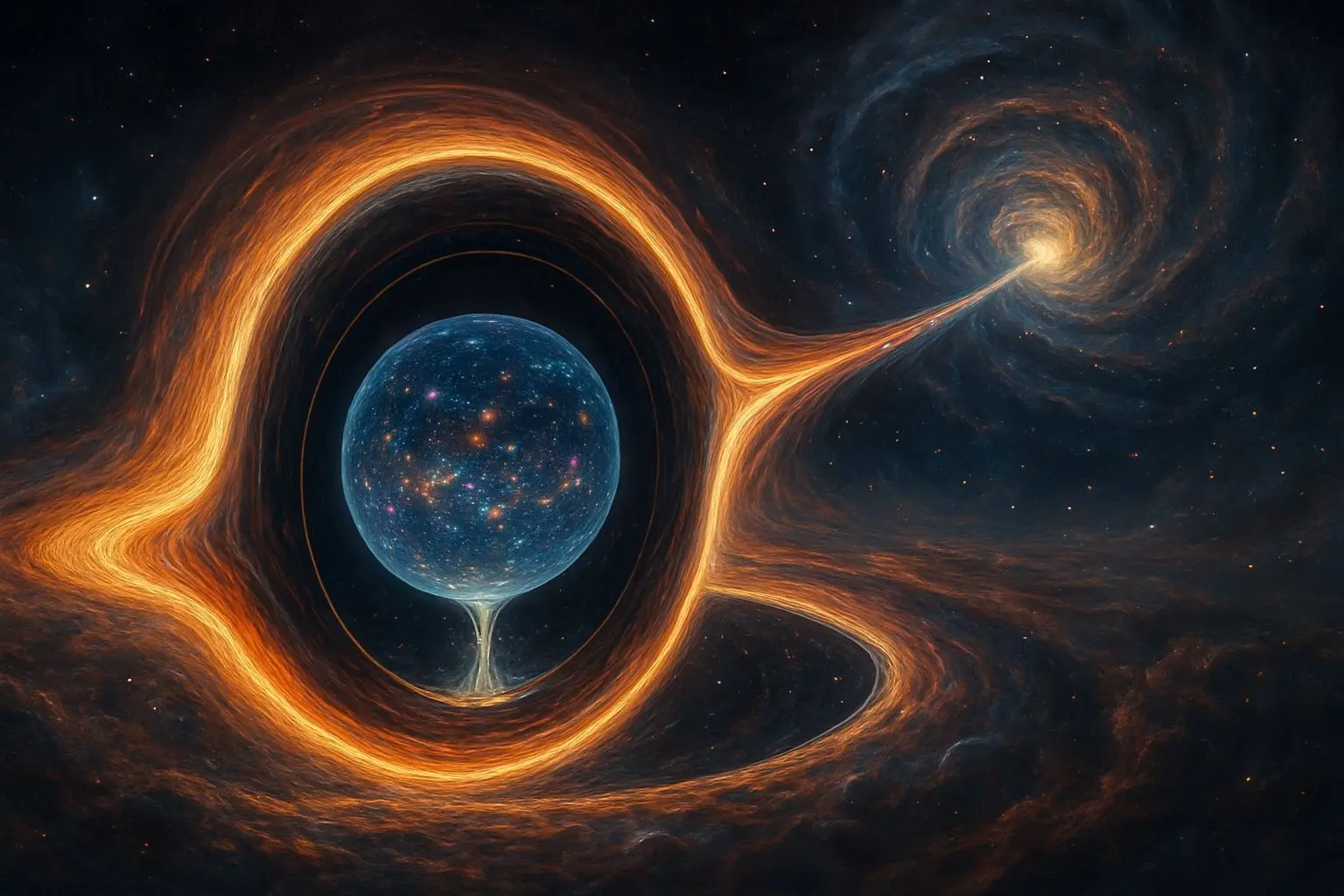 블랙홀 우주론: 우리 우주는 거대한 블랙홀의 내부인가?