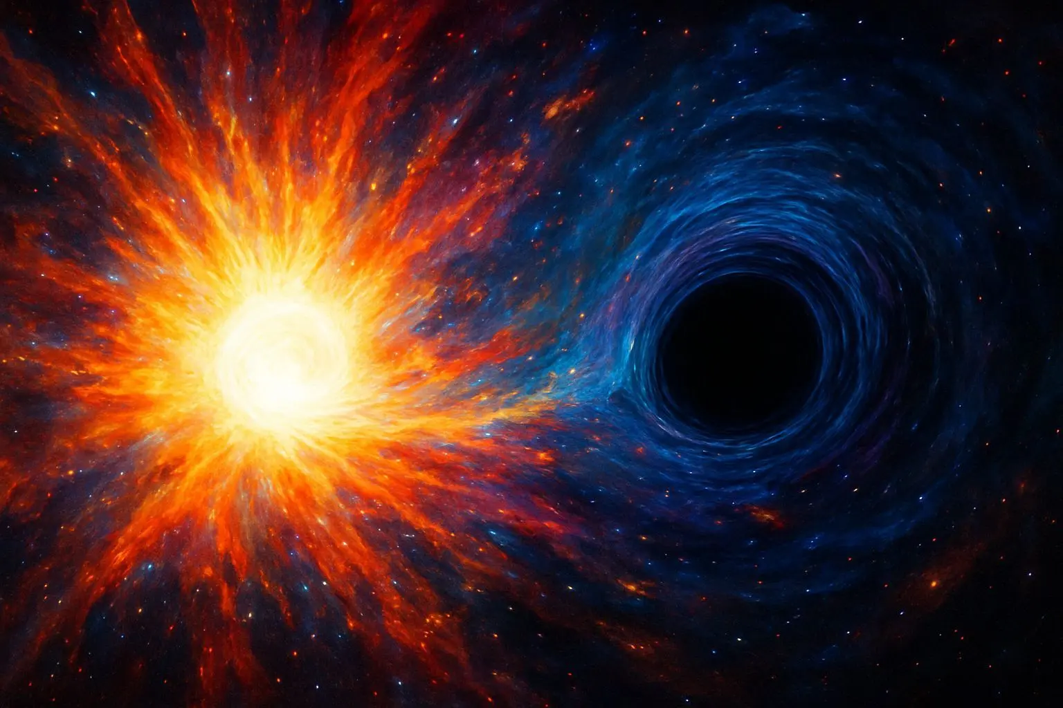 화이트홀과 빅뱅: 블랙홀의 반대편에서 열리는 새로운 우주