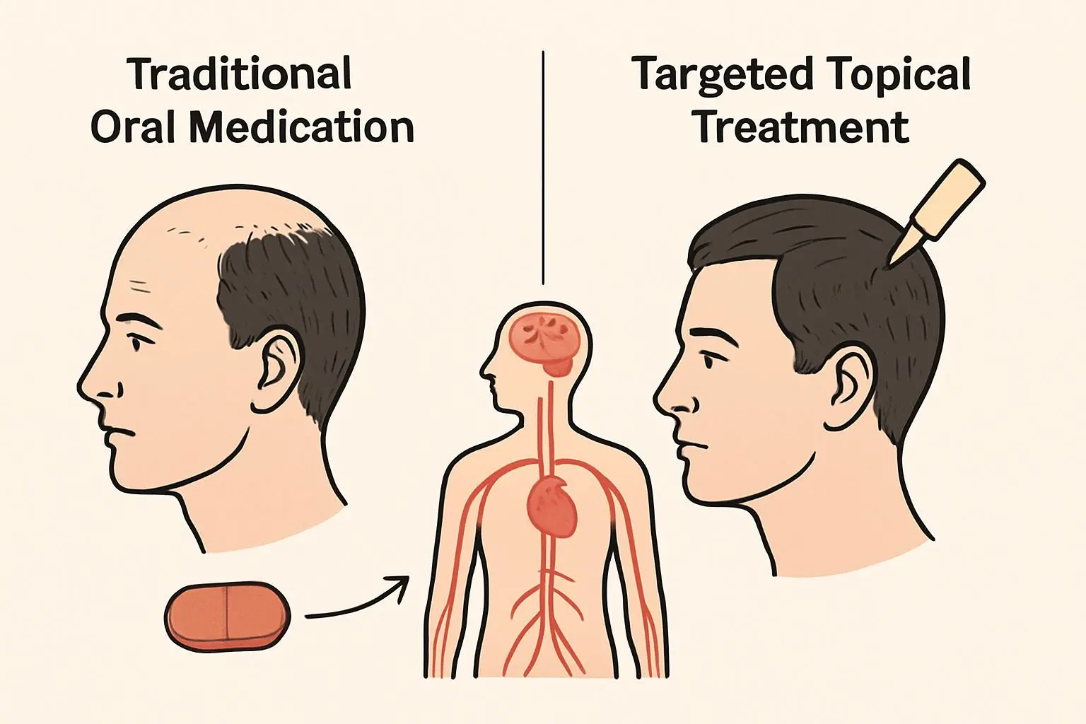 기존 치료제의 한계: 호르몬 전쟁의 대가