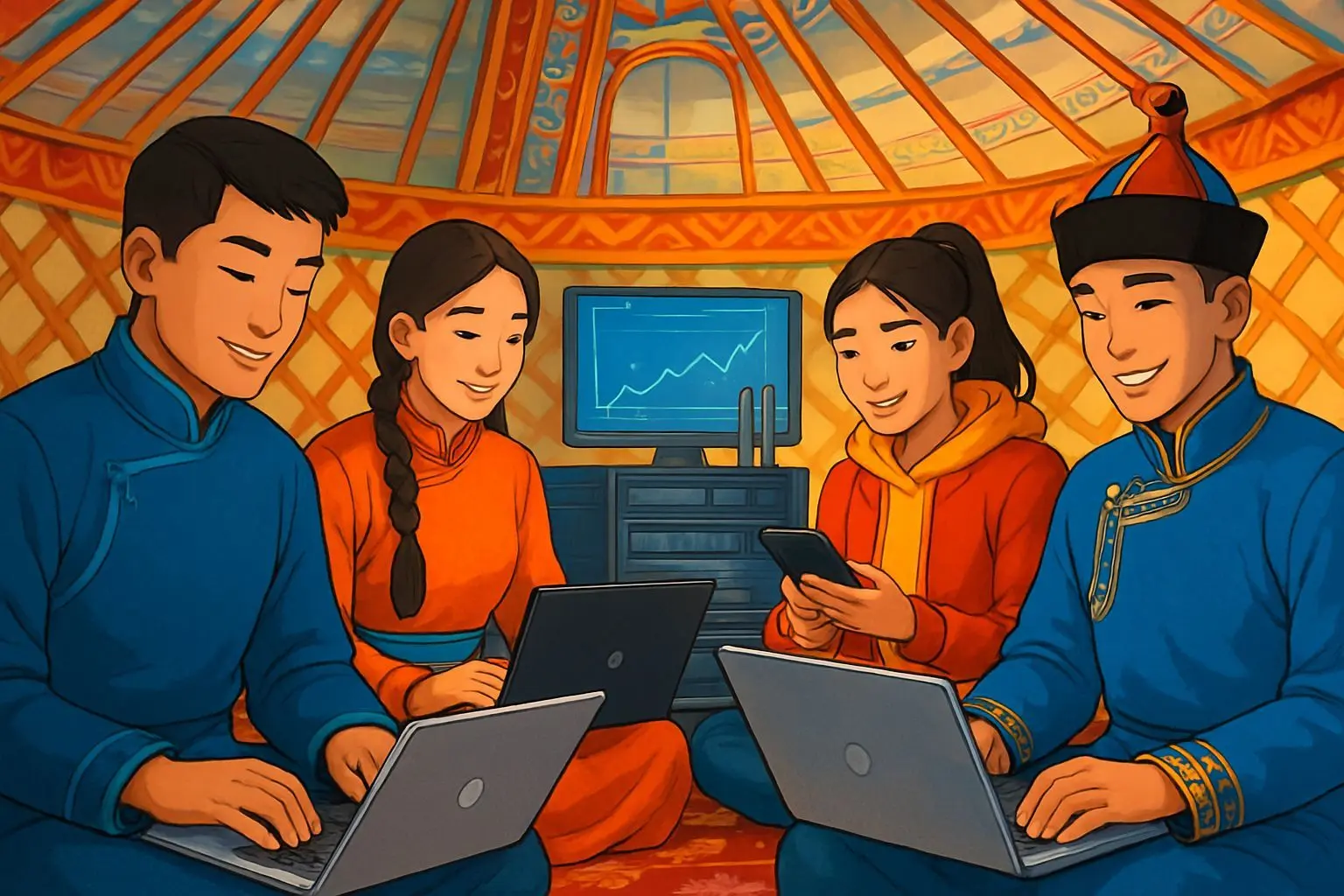 젊은 국가 몽골, 디지털 시대의 새로운 기회