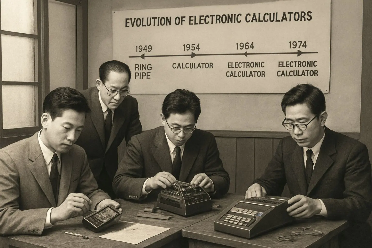 반지 파이프에서 계산기까지: 카시오의 기술 DNA의 시작