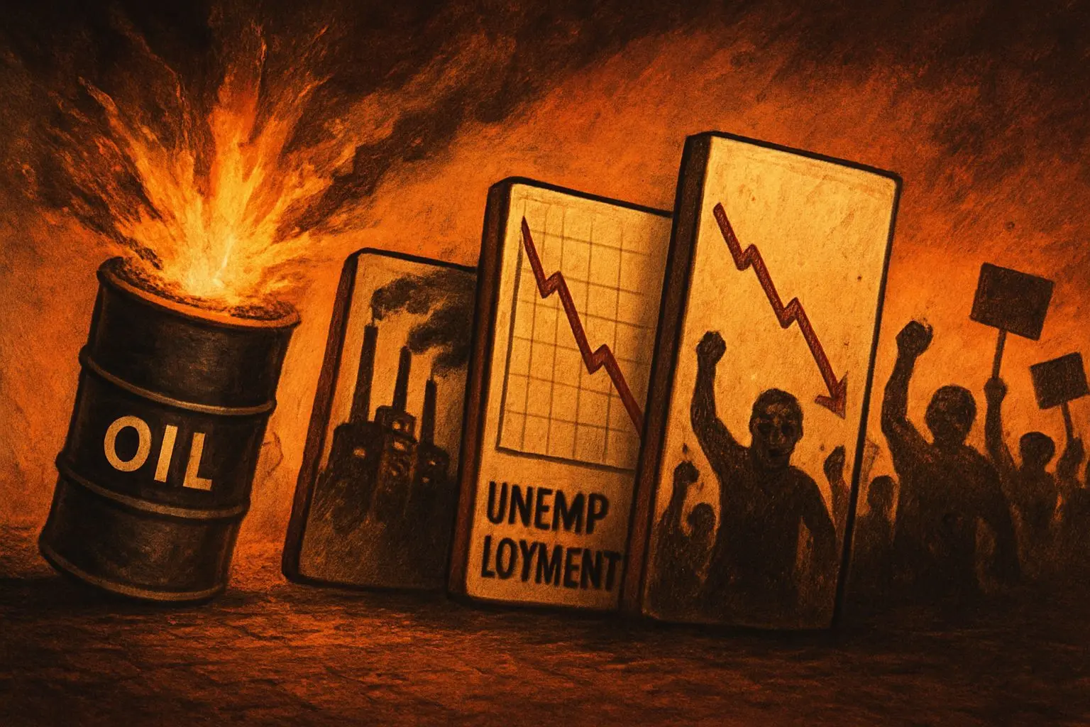 유가 폭발이 가져올 중국 경제의 연쇄 붕괴