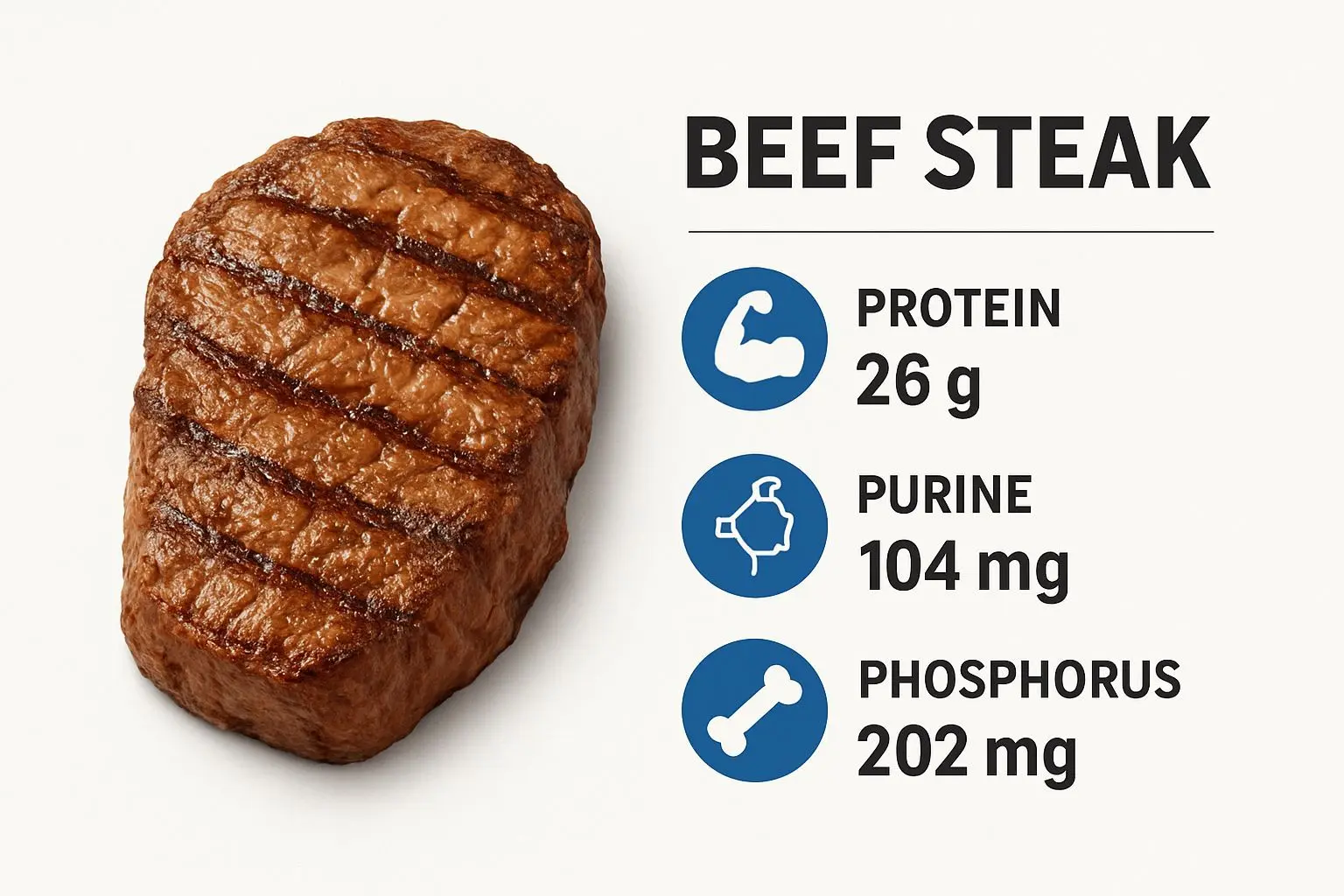 소고기의 두 얼굴: 영양 공급원인가 신장 독인가?
