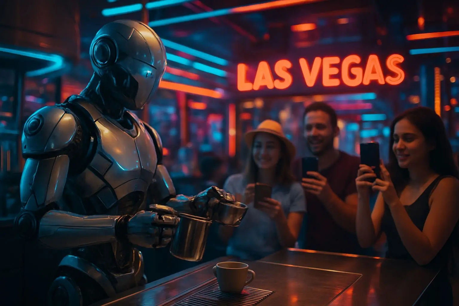 라스베이거스의 로봇 바리스타와 CES의 아틀라스: 흥분과 냉정이 교차하는 현장