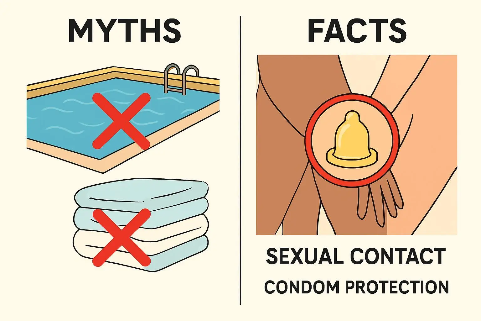 성병 전파에 대한 3가지 진실과 오해