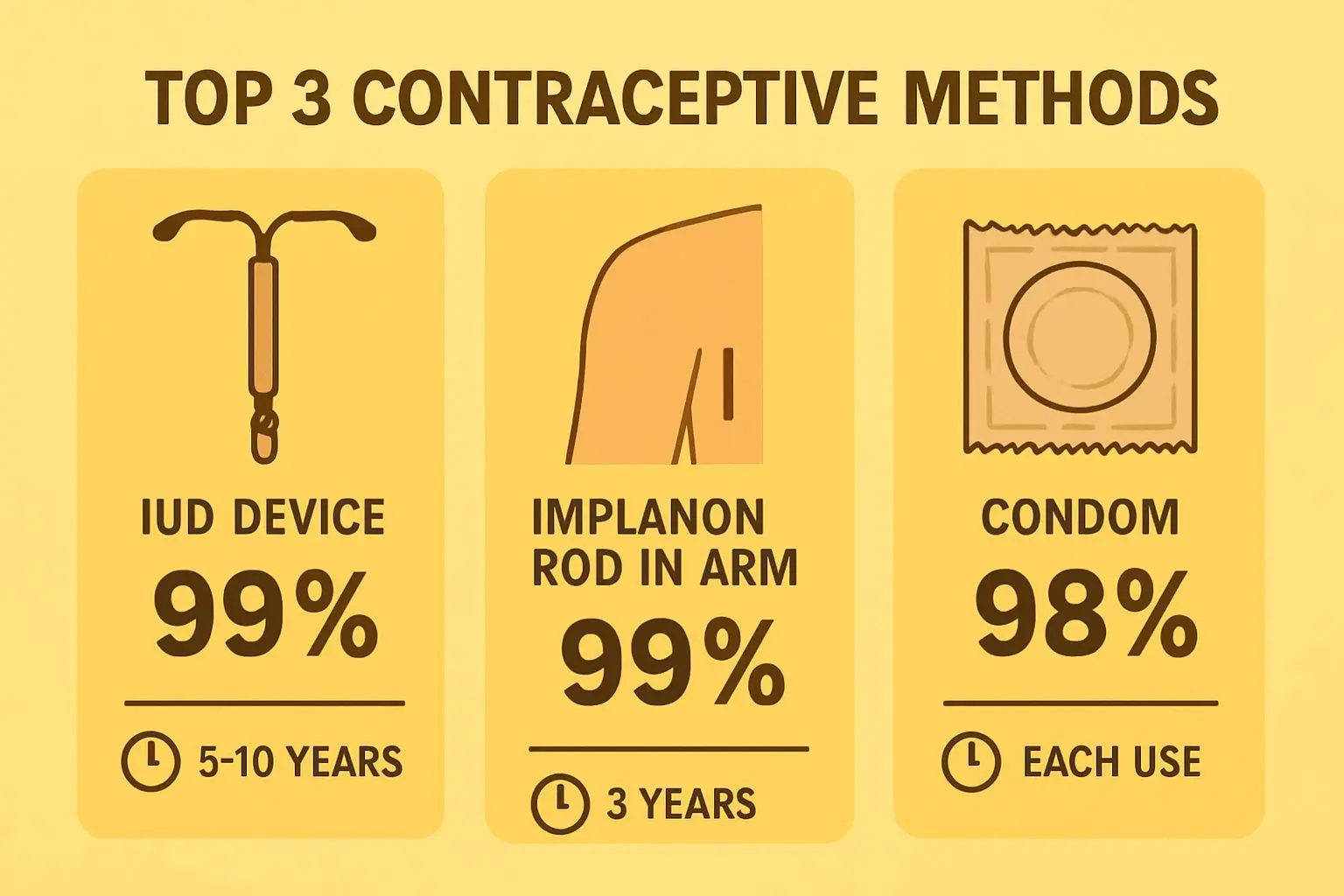 과학적으로 입증된 피임법 베스트 3